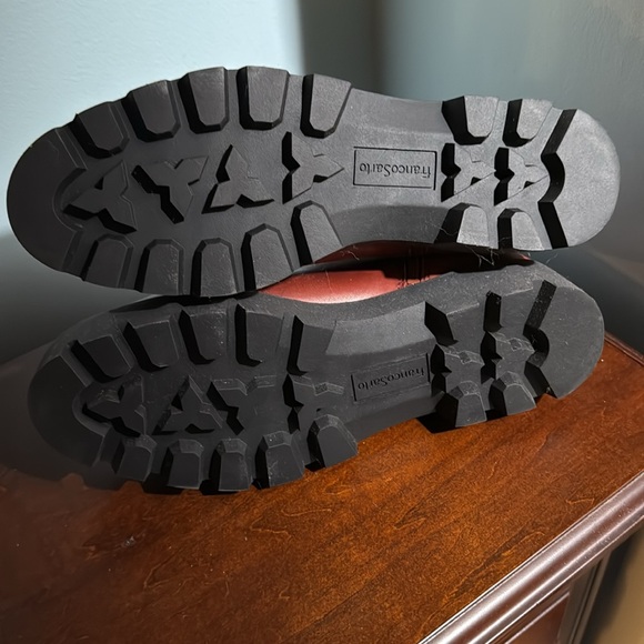 Franco Sarto “Balin” Lug Sole Booties in reddish brown leather size 9 - Picture 5 of 7